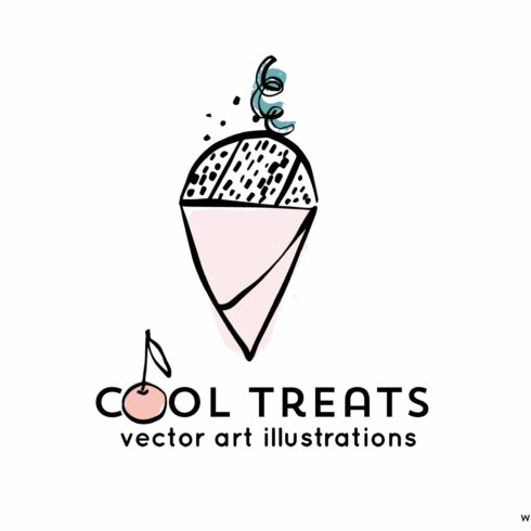 Ice Cream Illustrations cover image.