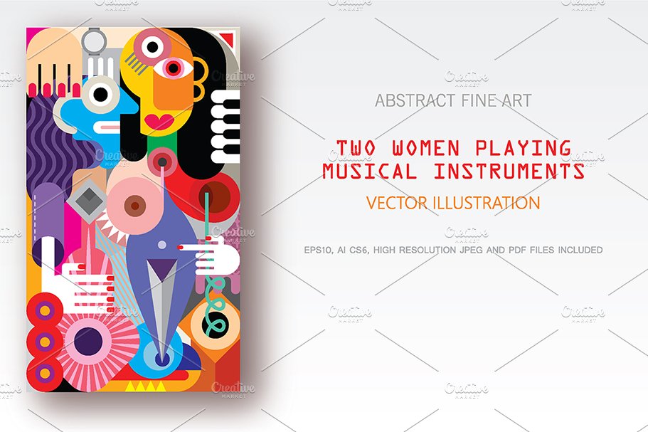 Women Playing Musical Instruments cover image.