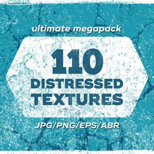 110 Distressed Textures cover image.