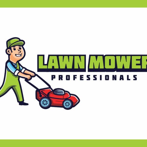 Profesional Lawn Mower Logo cover image.