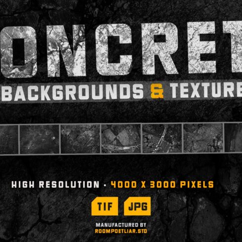 Concrete Wall Textures Background cover image.
