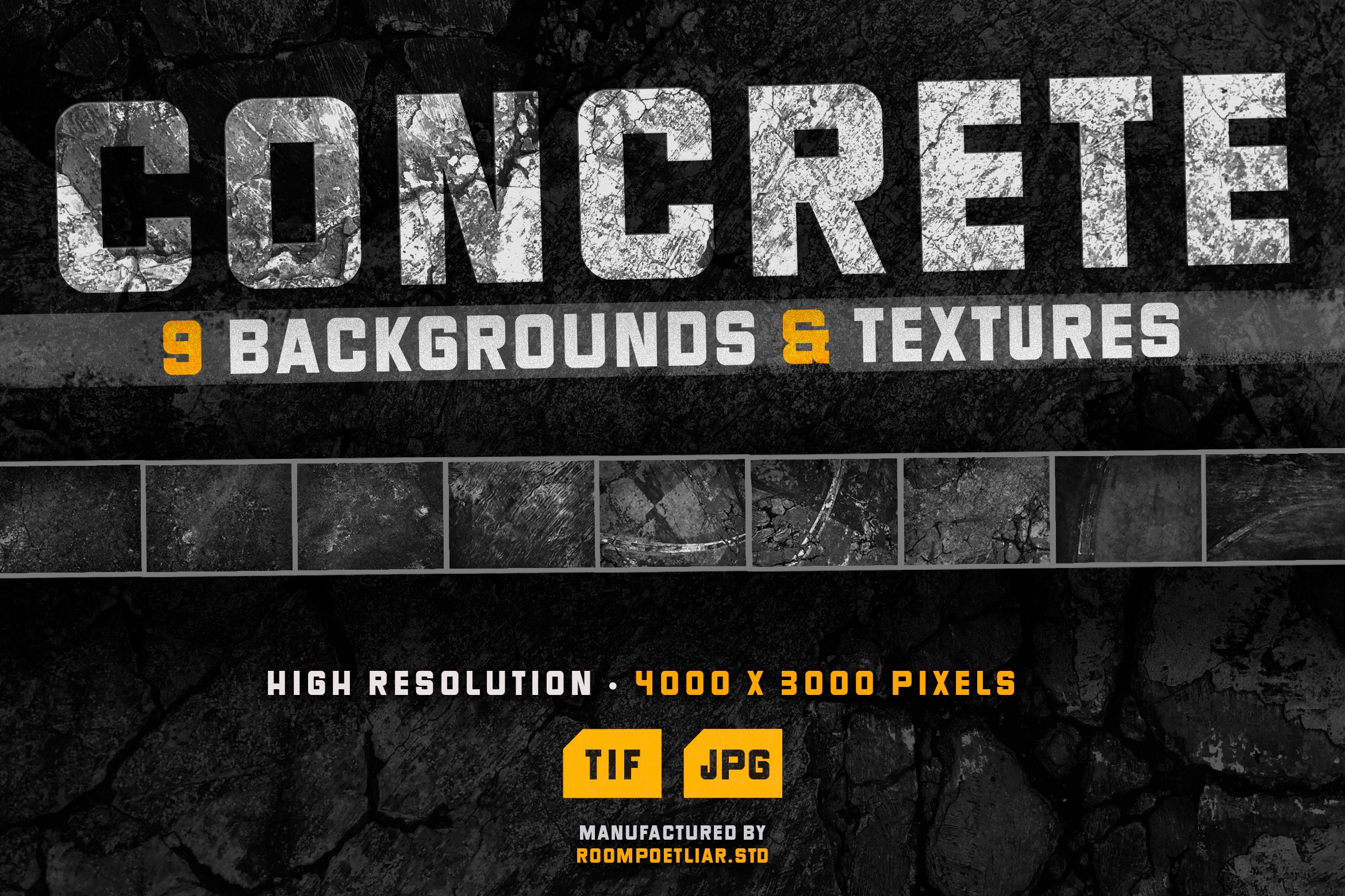 Concrete Wall Textures Background cover image.