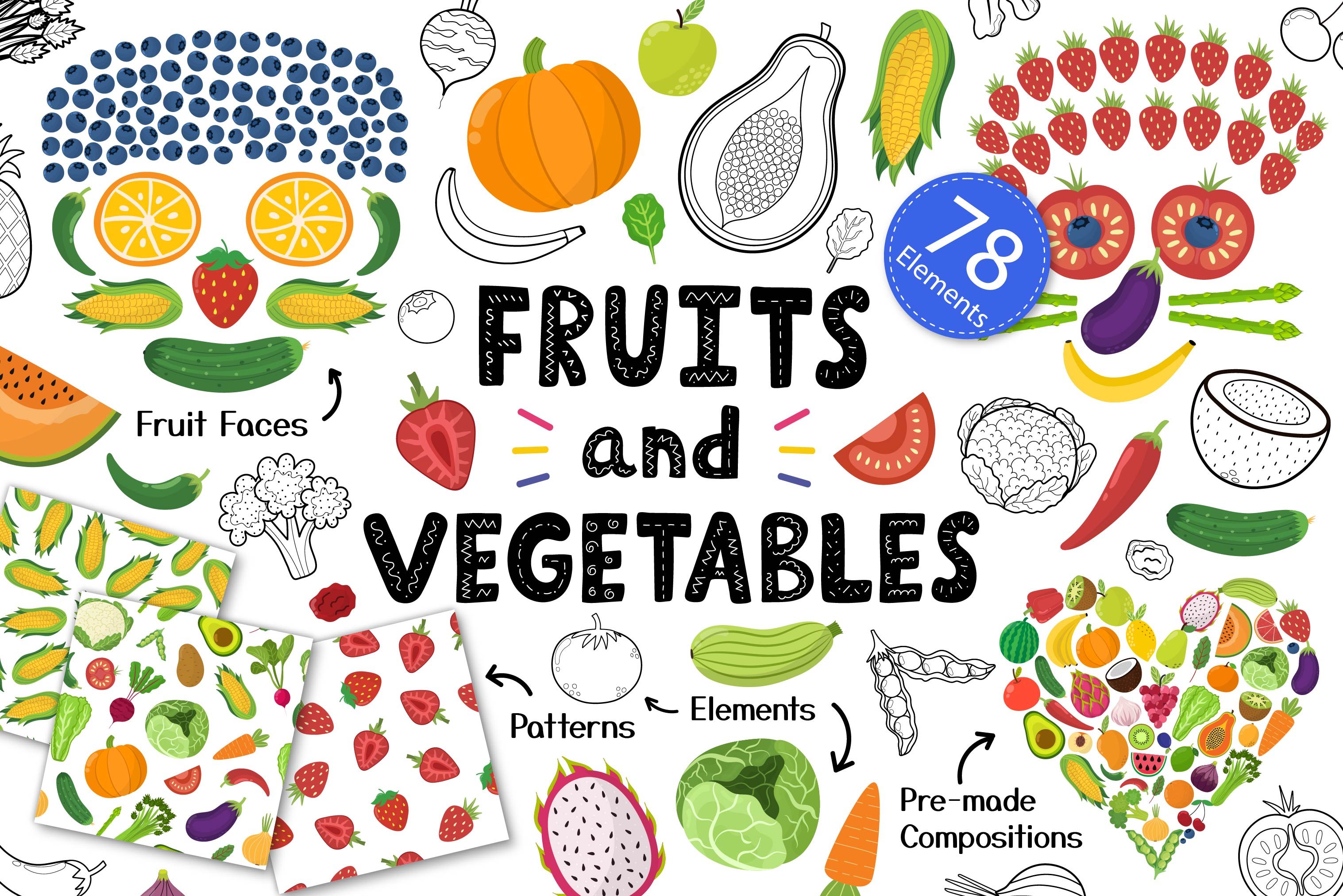 Fruits and Vegetables Collection cover image.