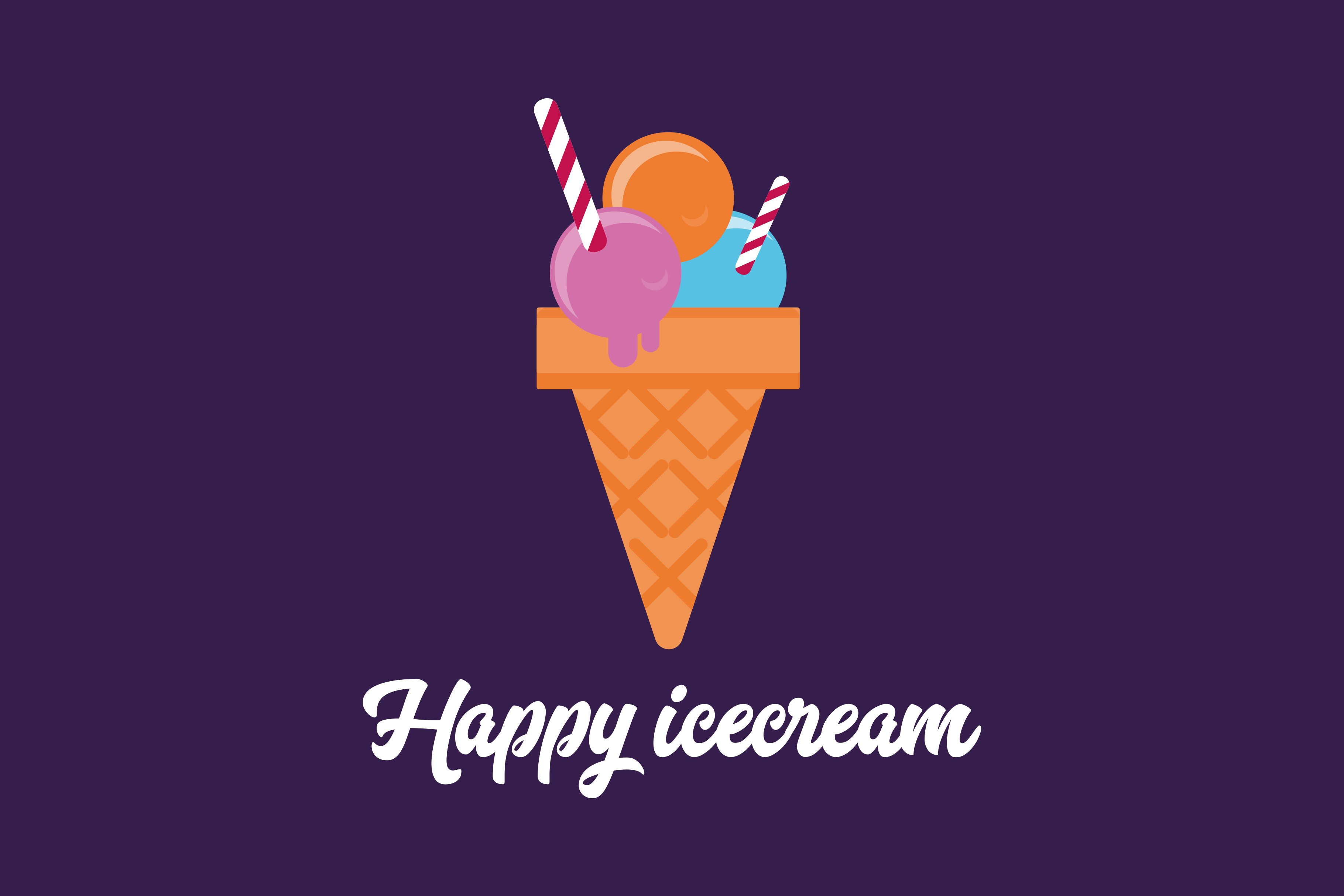Ice cream illustration cover image.