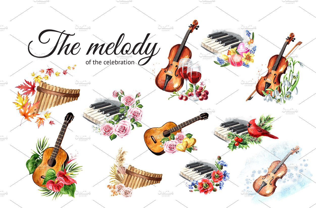 The melody of the celebration cover image.