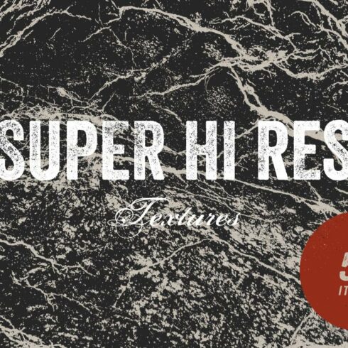 50 Super Hi Res Textures - A0 cover image.