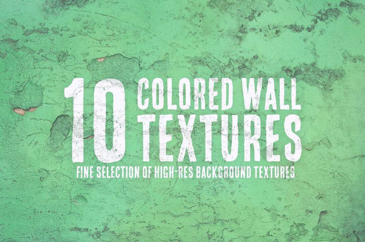 10 Colored Wall Textures cover image.