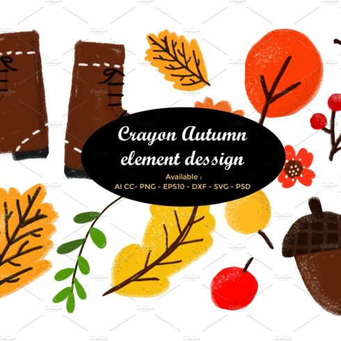 Crayon Autumn element cover image.