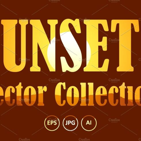 Sunsets Vector Collection #1 cover image.
