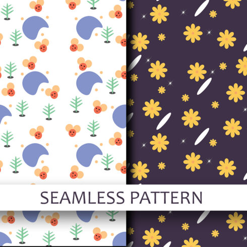 Nature's Symphony Seamless Pattern Pack cover image.