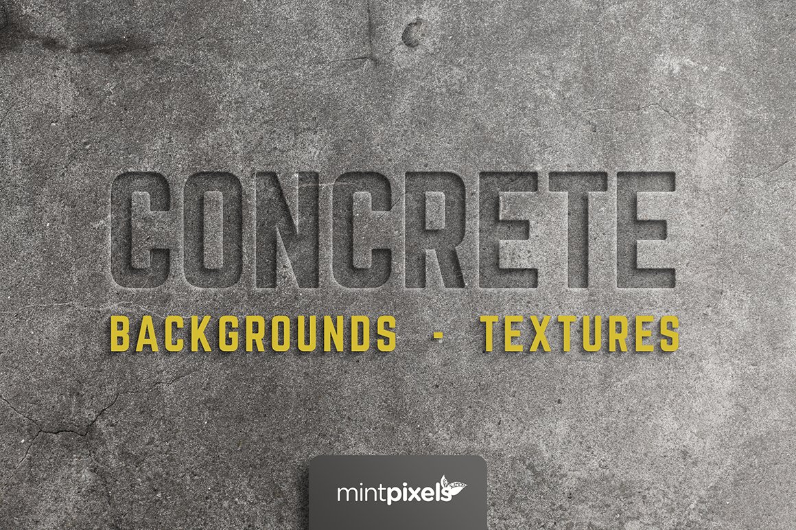 30 Concrete Textures / Backgrounds cover image.