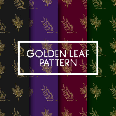Golden Leaf Seamless Pattern cover image.