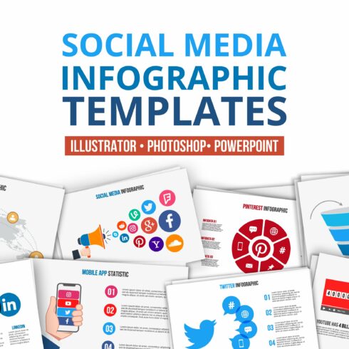 Social media infographics cover image.