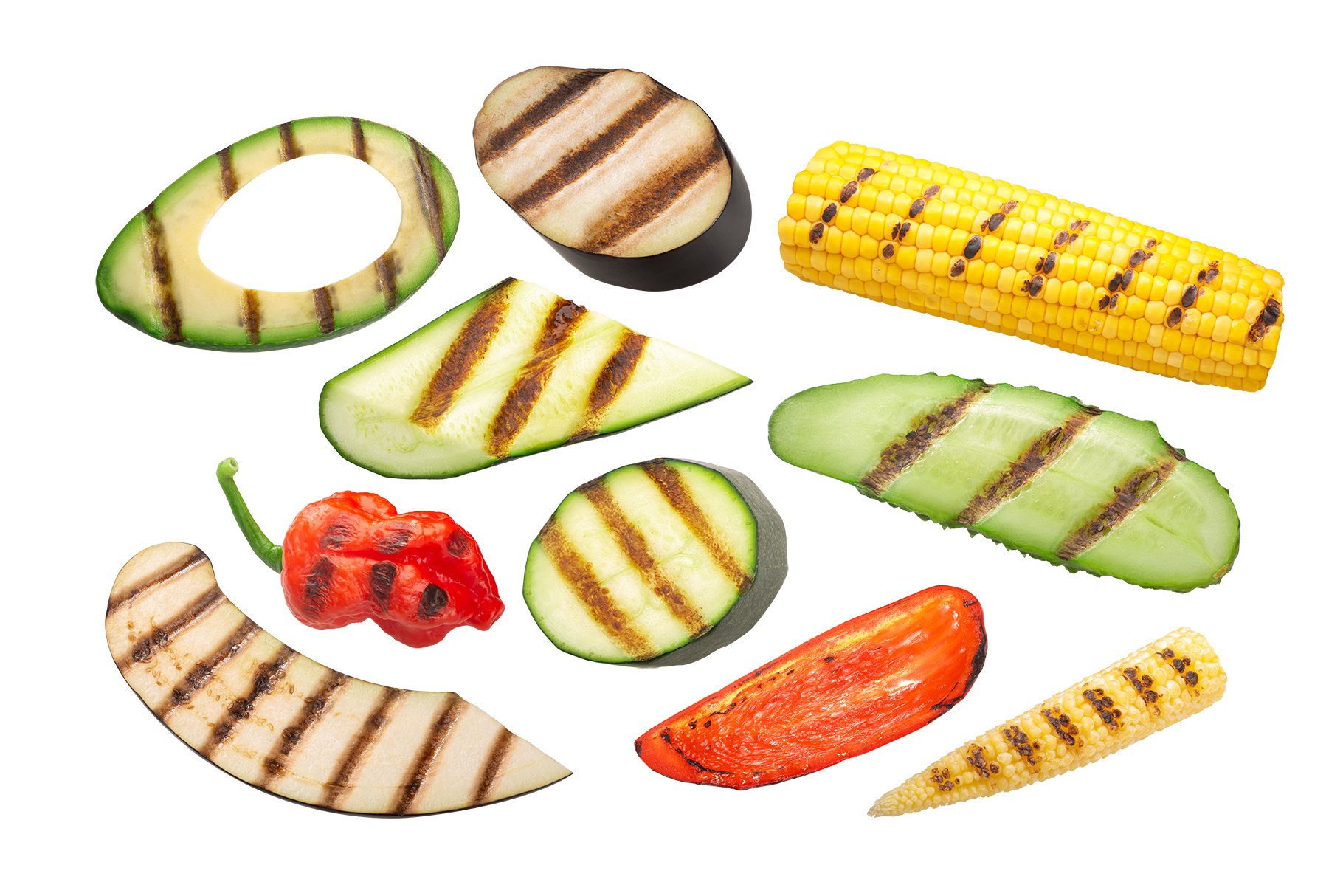 Grilled veggies cover image.