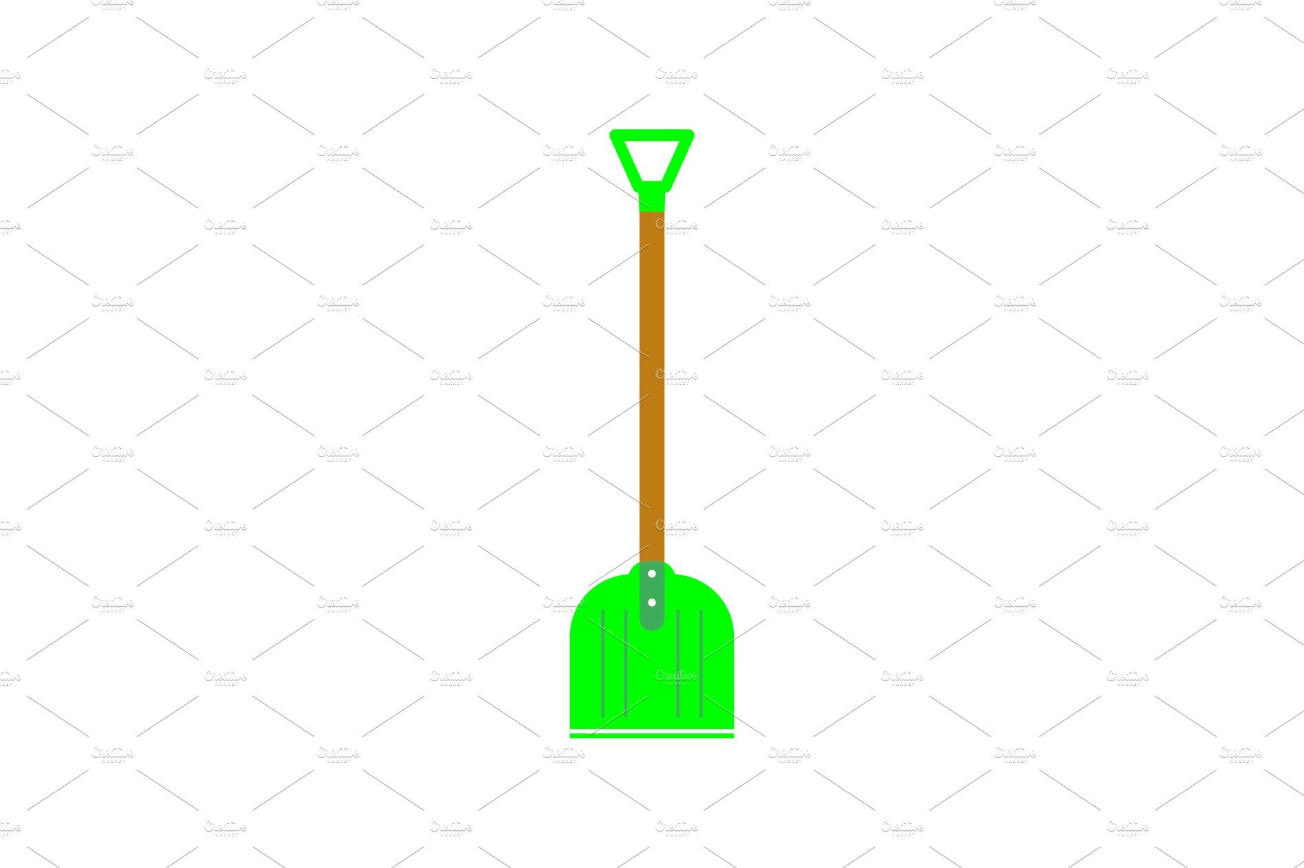 Shovel color Icon Vector Design cover image.