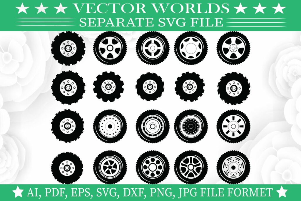 Tire Svg, Car, Cars, Tires Svg MasterBundles