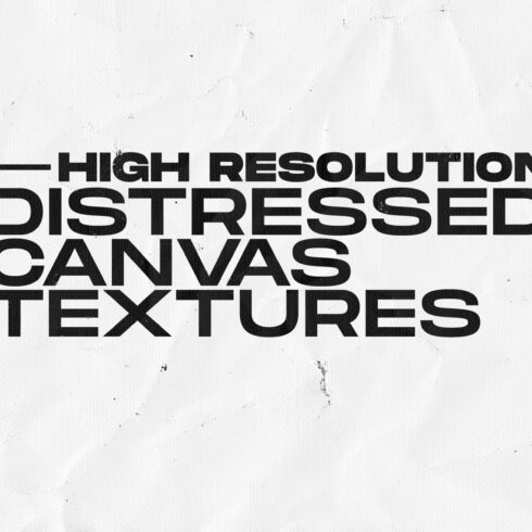 High-Res Distressed Canvas Textures cover image.