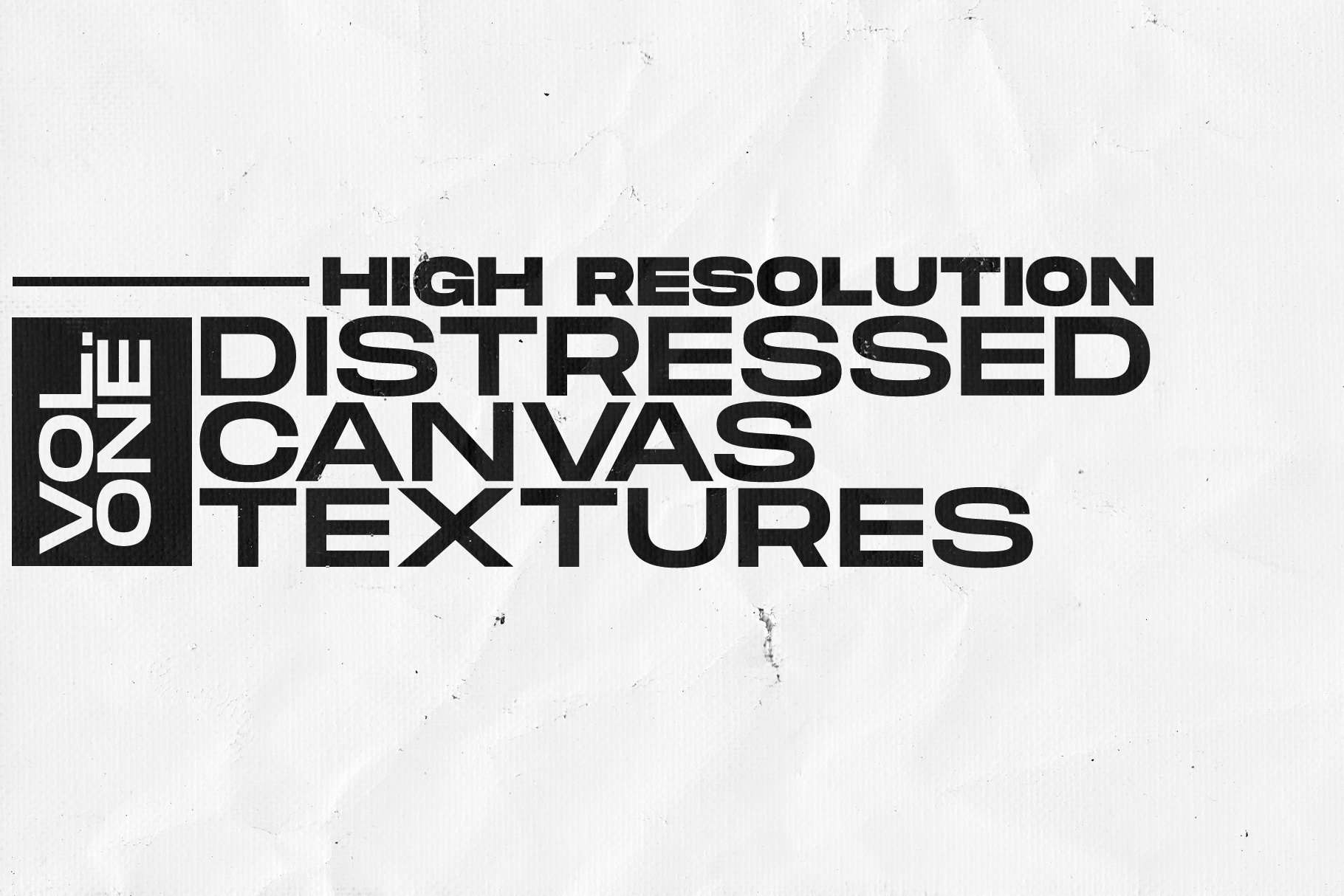 High-Res Distressed Canvas Textures cover image.