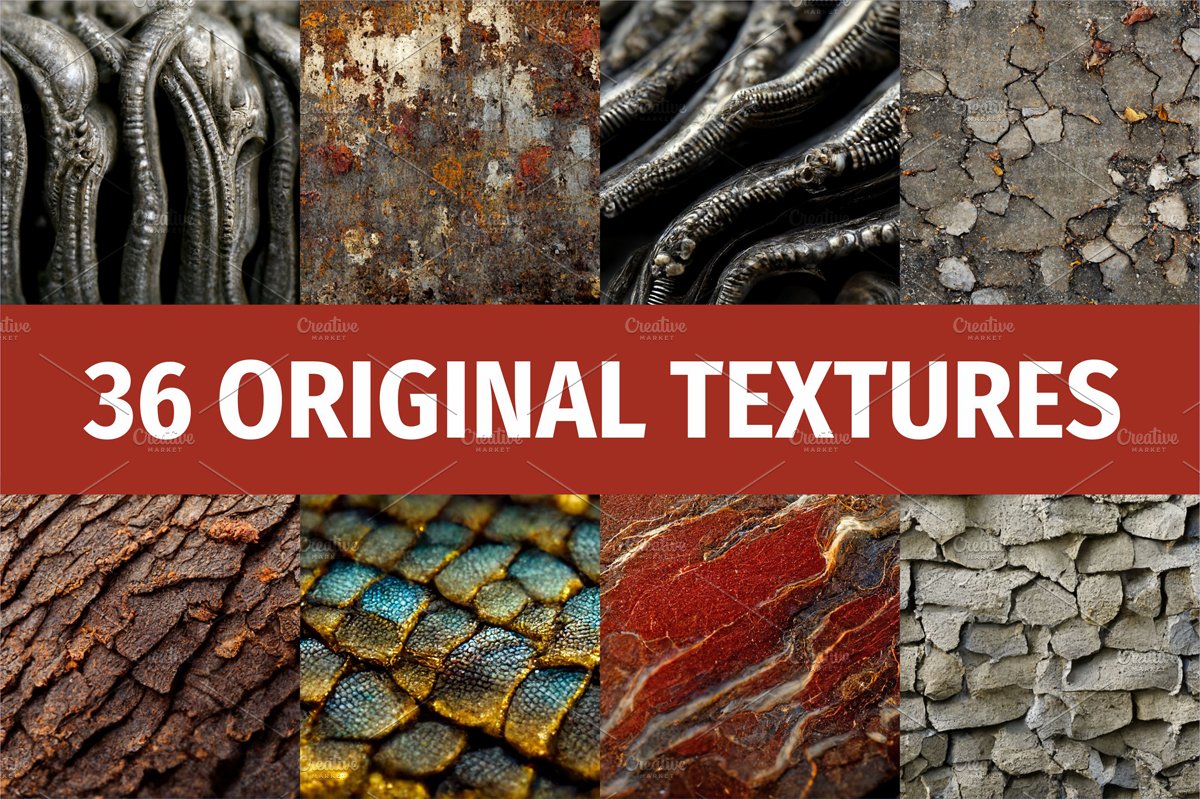 36 Original Textures – MasterBundles