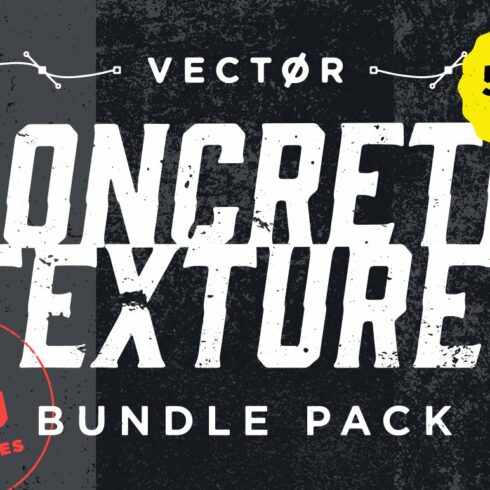 50% OFF: Concrete Textures Bundle cover image.