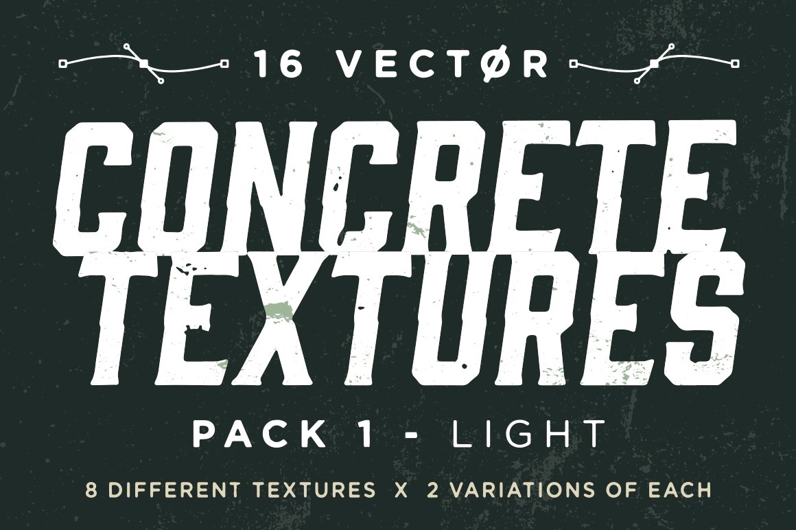 Vector Concrete Textures | Pack 1 cover image.