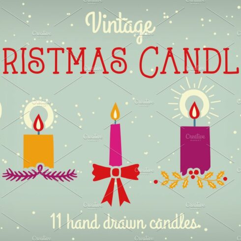 Vintage Christmas Candles cover image.
