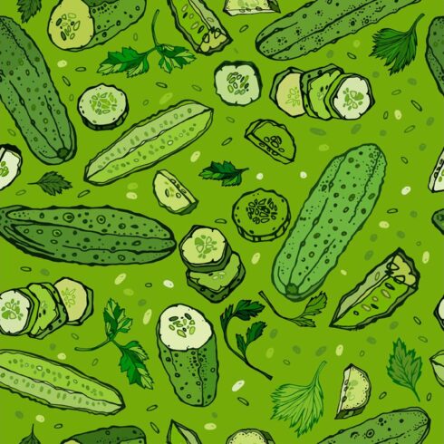 Cucumber Pattern Image cover image.