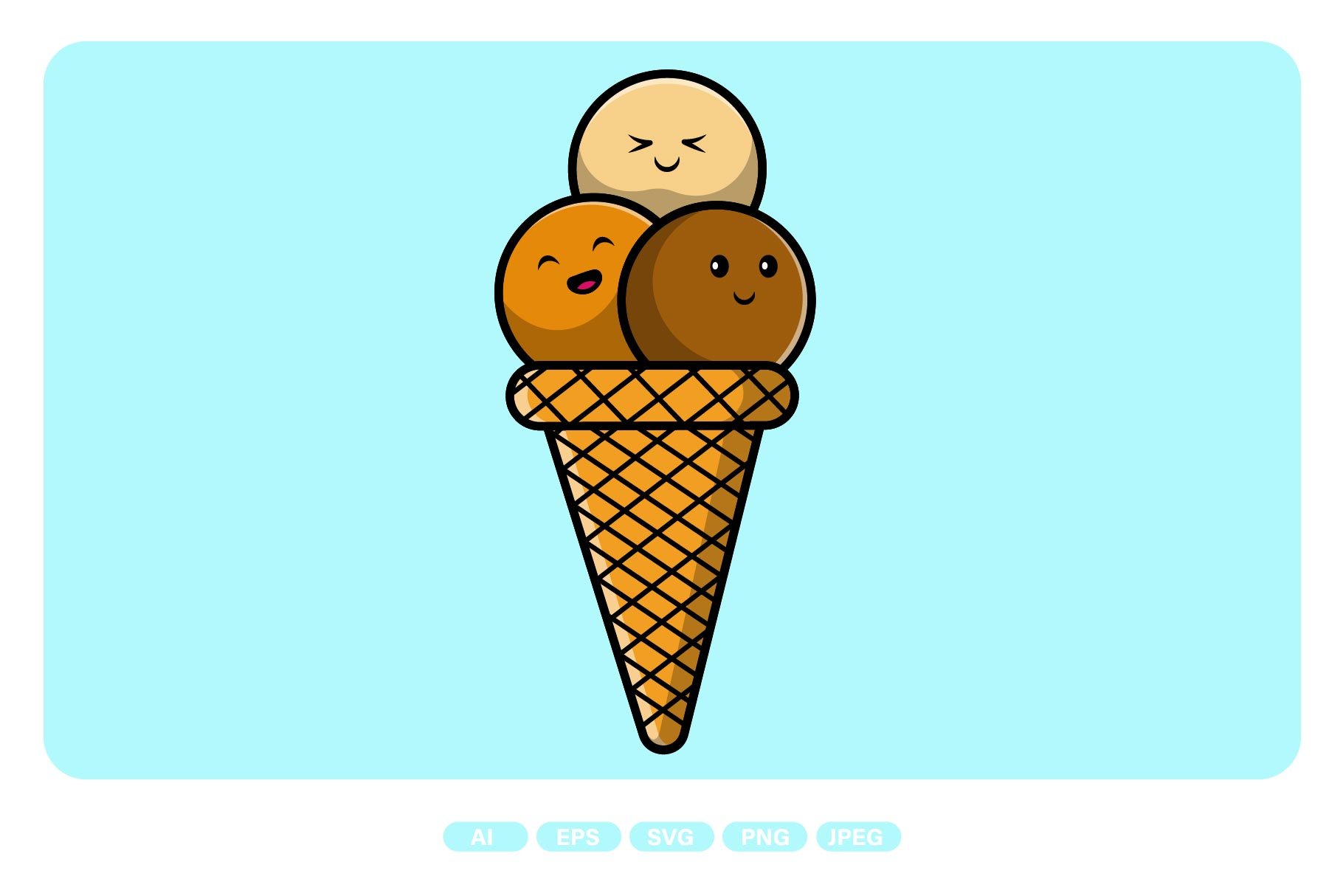 Cute Ice Cream cover image.