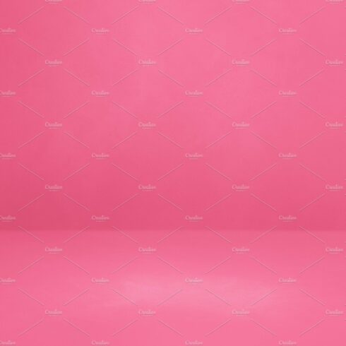 Empty pink concrete interior background cover image.