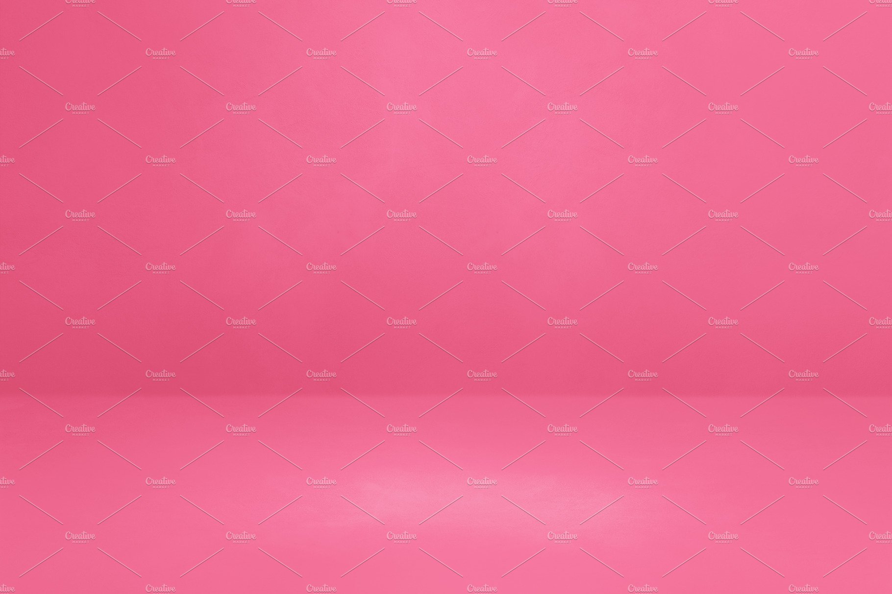 Empty pink concrete interior background cover image.