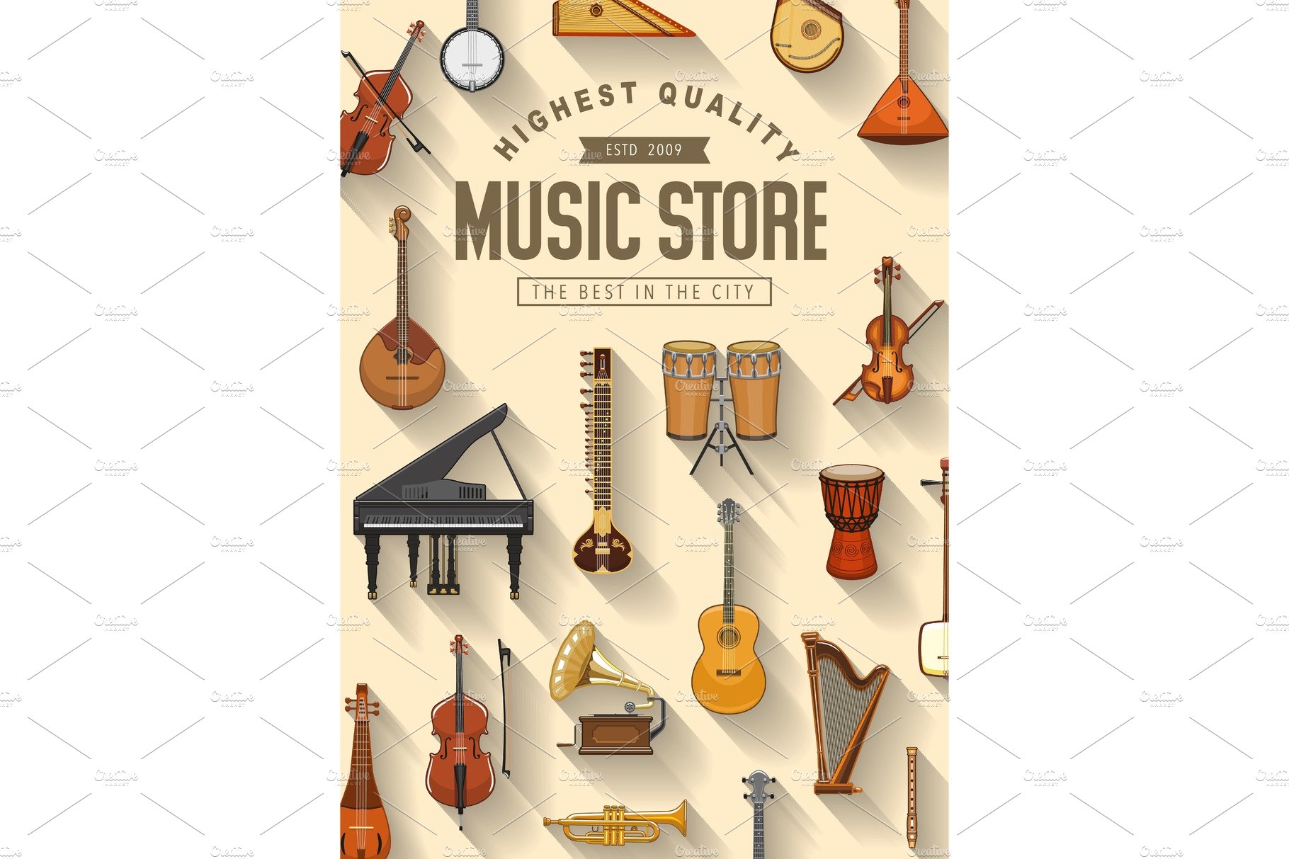 Folk, jazz and classic music cover image.
