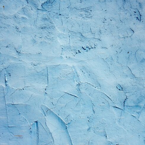 Grunge Blue concrete wall background texture cover image.