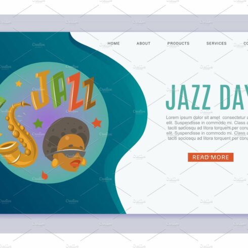 Jazz day festival and Jazz music cover image.