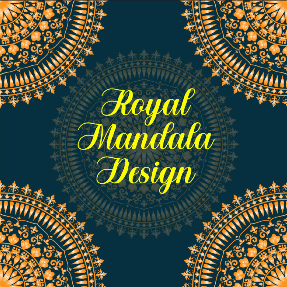 Exclusive Royal Mandala Design preview image.