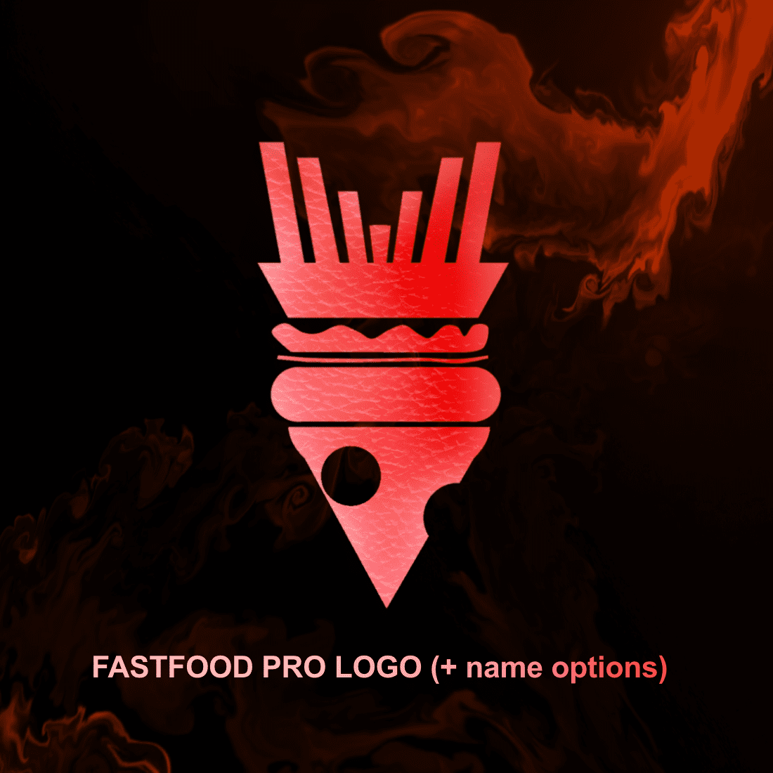 Burger pro logo preview image.
