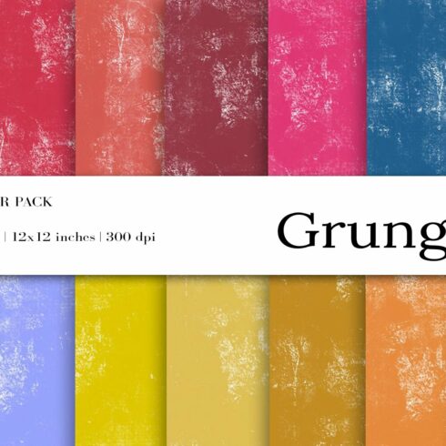 Grunge, Canvas Digital Papers cover image.