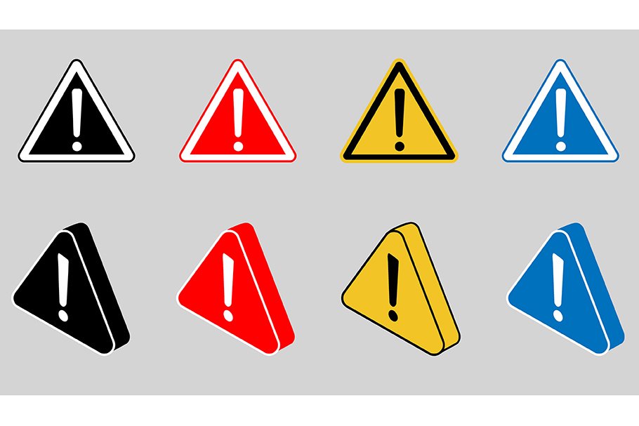 Warning Signs Set cover image.