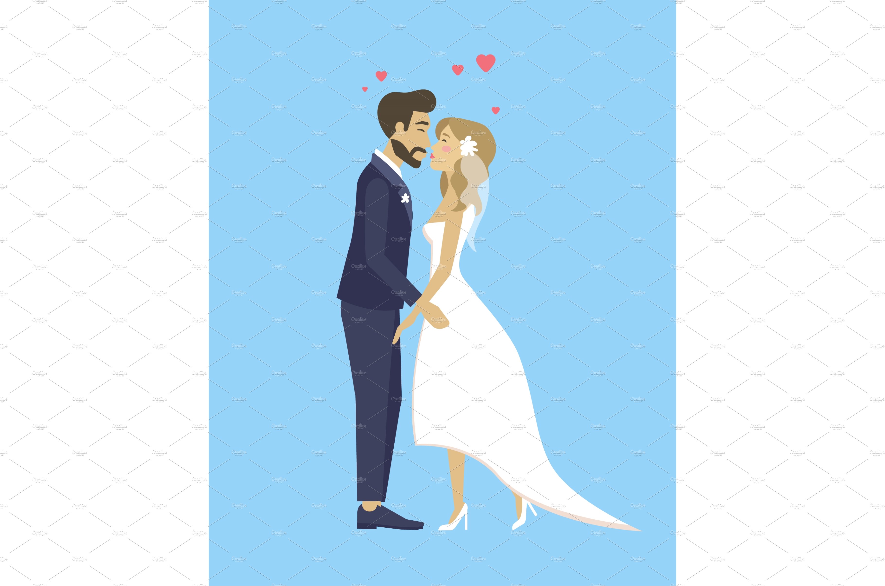 Happy Bride and Groom, Just Married cover image.