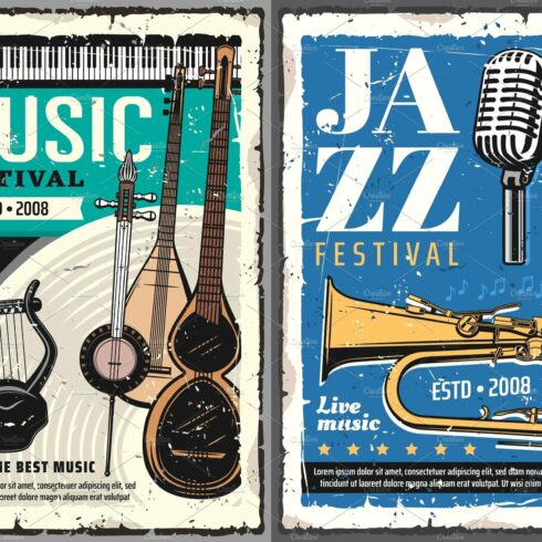 Jazz and folk music festival cover image.