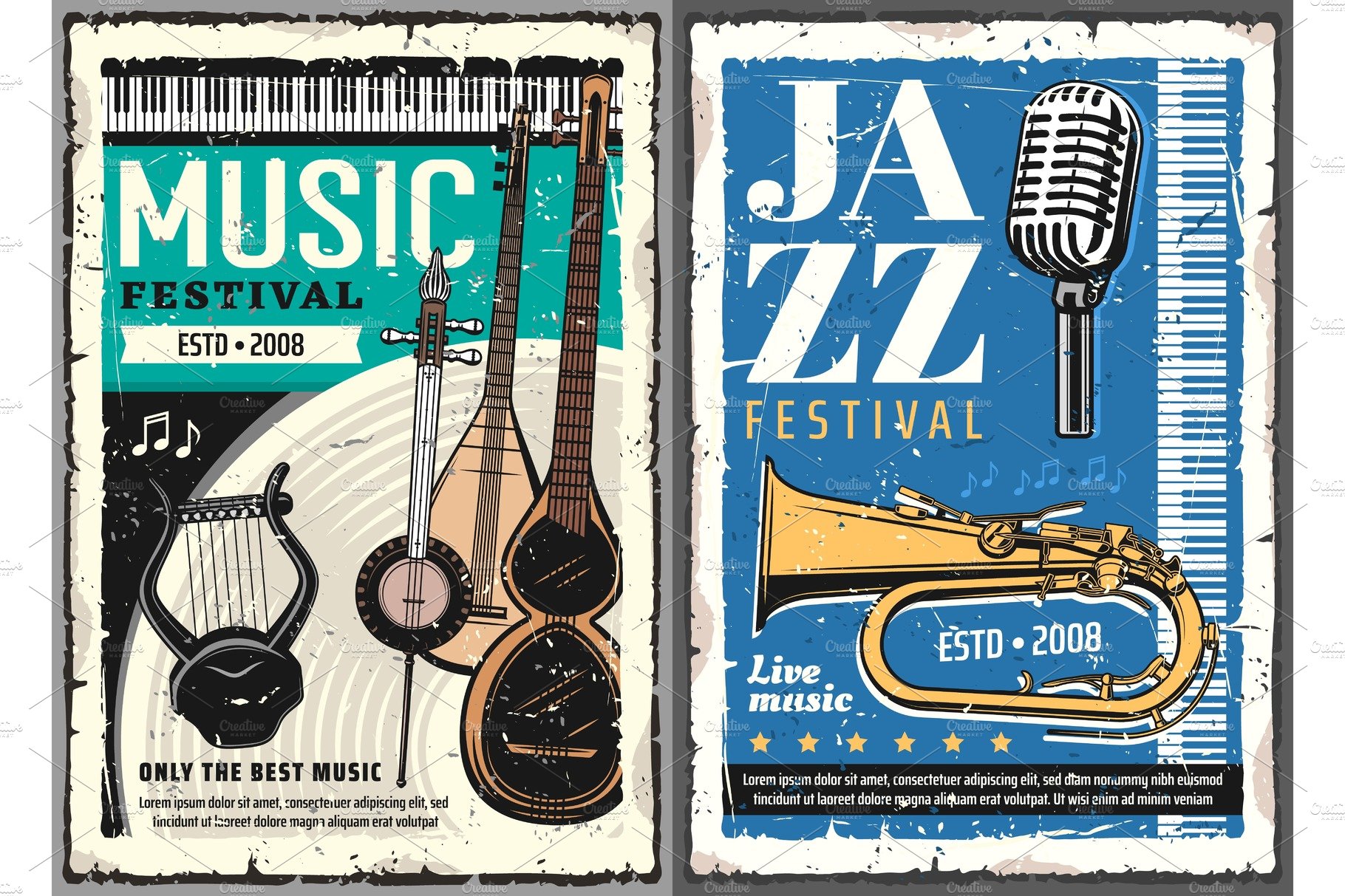 Jazz and folk music festival cover image.