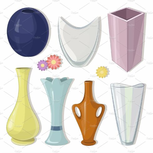 Vase set. Various forms of vases. Ho cover image.