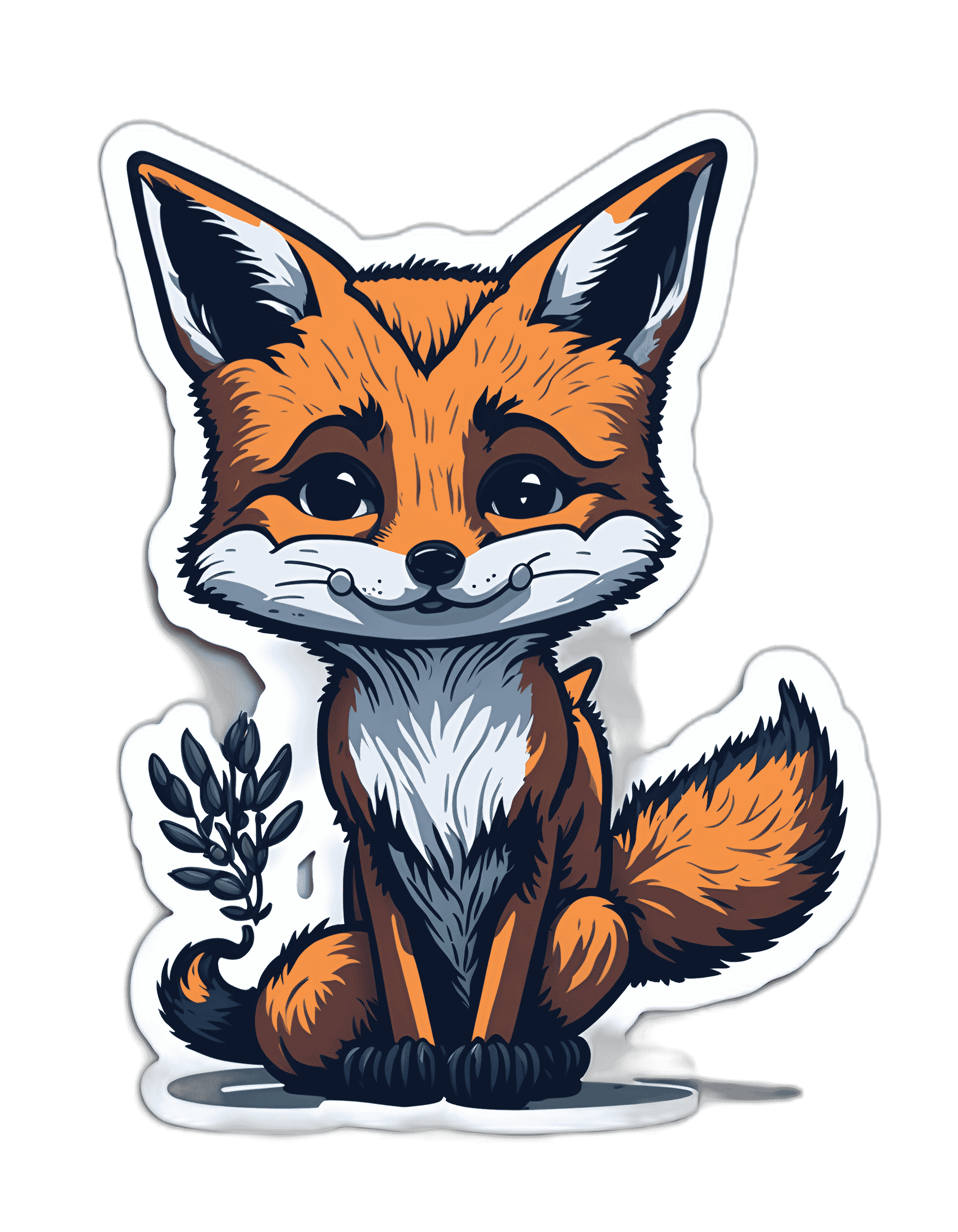 default sticker cartoon cute fox 300