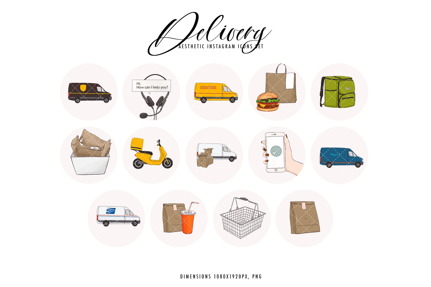 Delivery clipart Mail truck preview image.