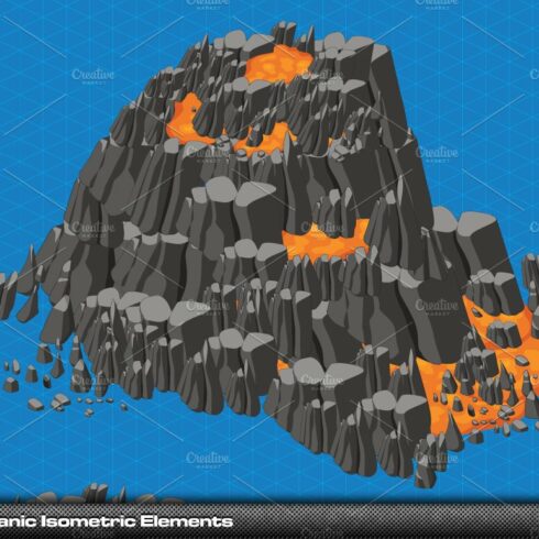 Volcano Isometric Elements cover image.
