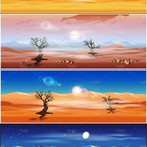 Seamless Desert Landscapes cover image.