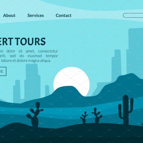 Wild Desert Trip and Travel Web cover image.