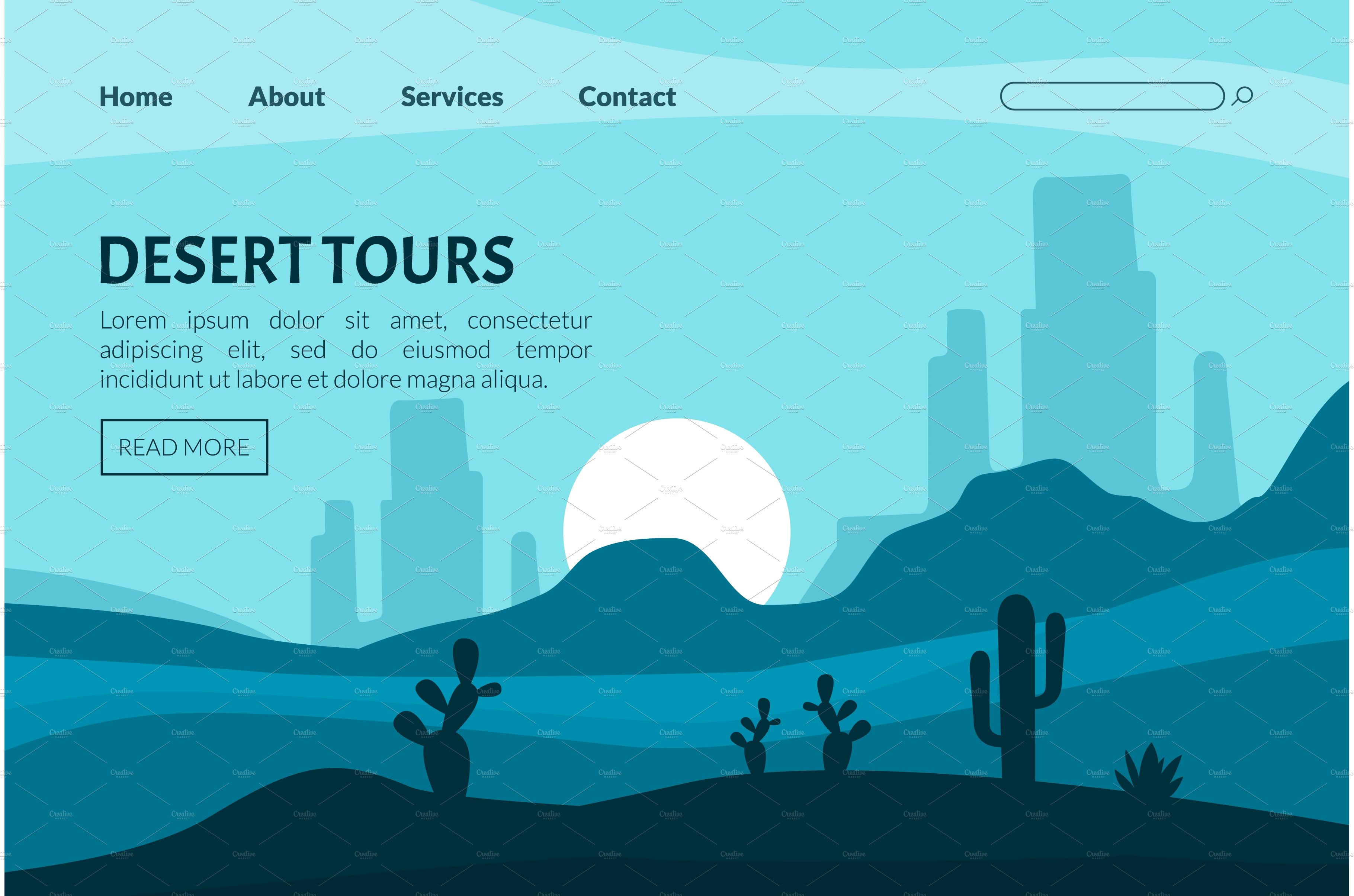 Wild Desert Trip and Travel Web cover image.