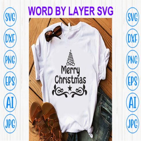 Merry Christmas svg cover image.