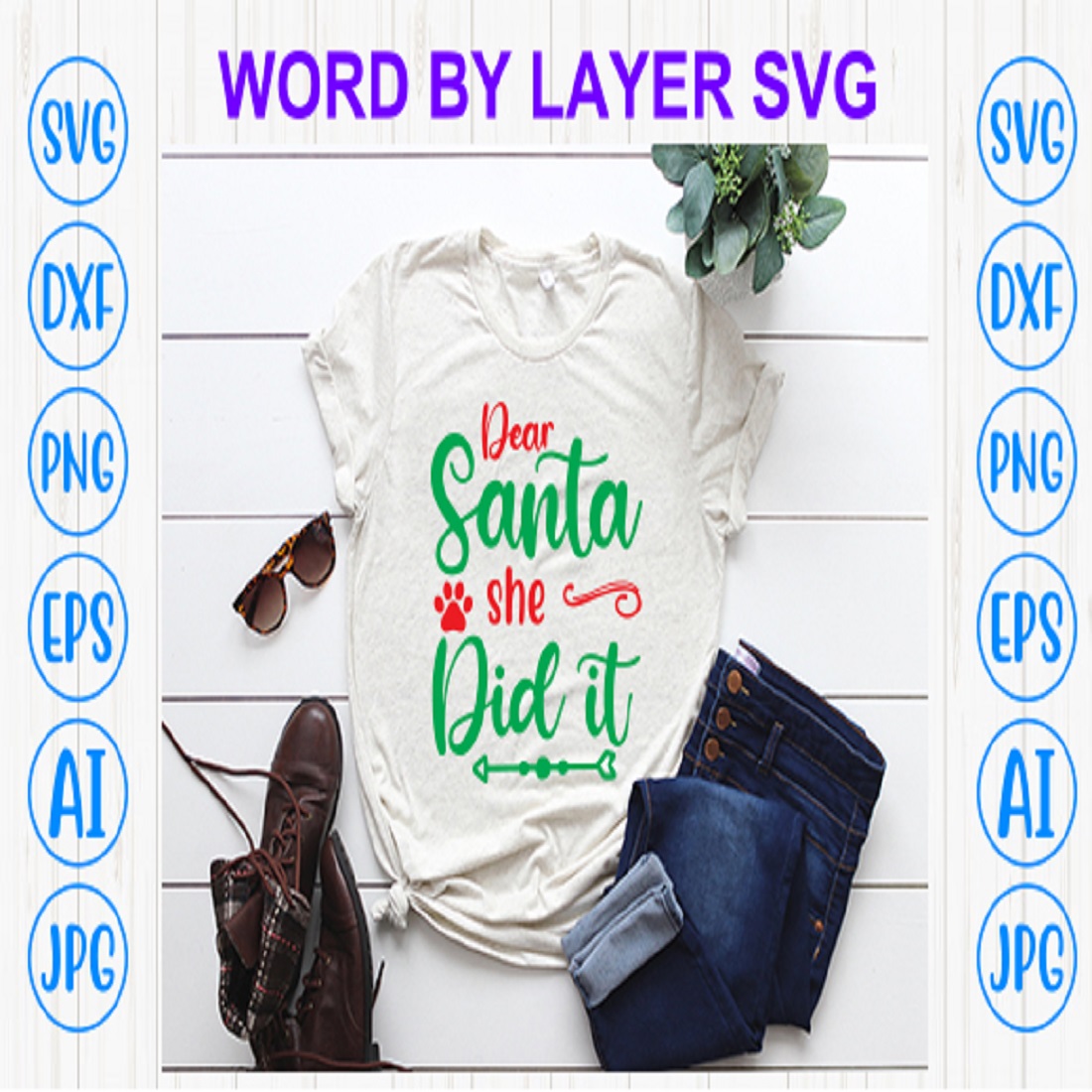 Dear santa she did it svg cover image.