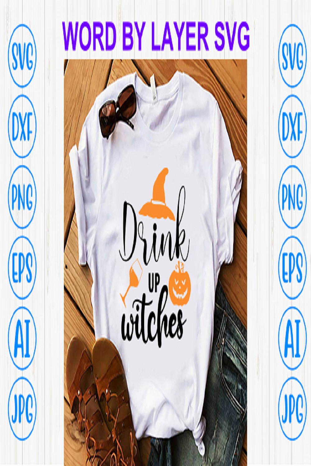 Drink up witches svg design pinterest preview image.